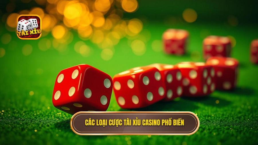 Phân tích các loại hình cược phổ biến trong tài xỉu casino
