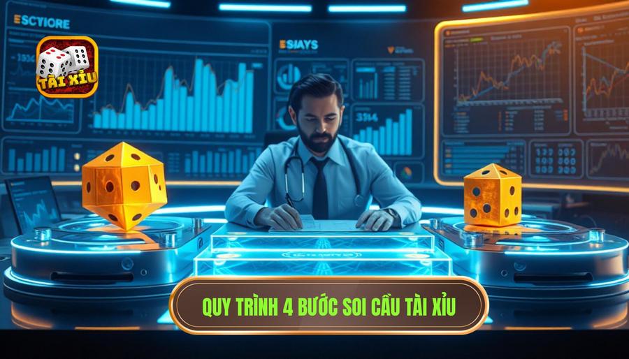 Quy trình 4 bước phân tích cầu tài xỉu chuẩn từ chuyên gia